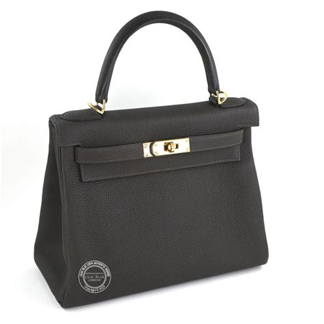 hermes kelly ebene|Hermes Kelly 28cm Ebene Togo GHW .